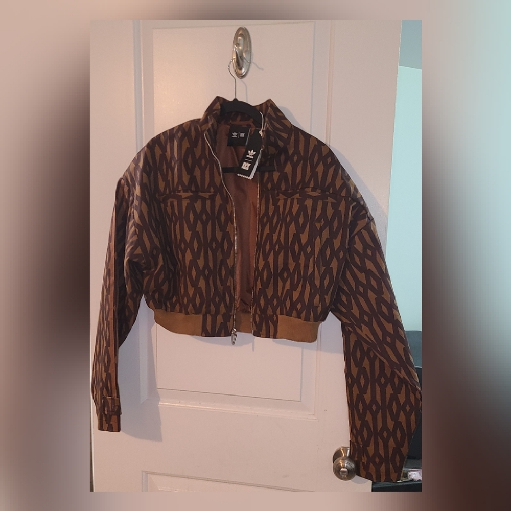 AdidasxIvyPark Crop Monongram Track Jacket